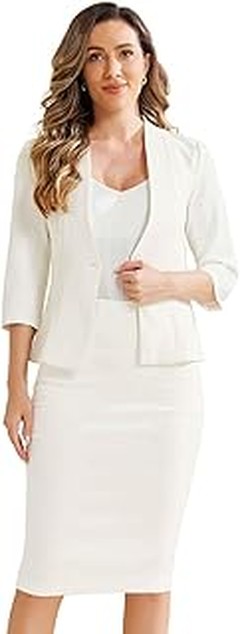 Opciones diferentes a los conjuntos de oficina de dos piezas para mujer