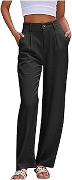 Combina pantalones de vestir de colores neutros en la oficina