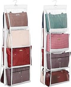 ¿Mejor un organizador de bolsos colgante o de estantería?