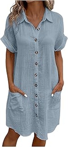 Cómo cuidar y lavar vestidos cortos de verano para mujer