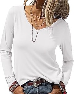 Las mejores camisetas de manga larga casual para mujer