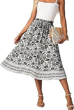 Comparativa de las mejores marcas de faldas largas de verano para mujer