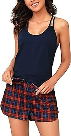 Pijamas con camiseta de tirantes ideales para futuras mamás