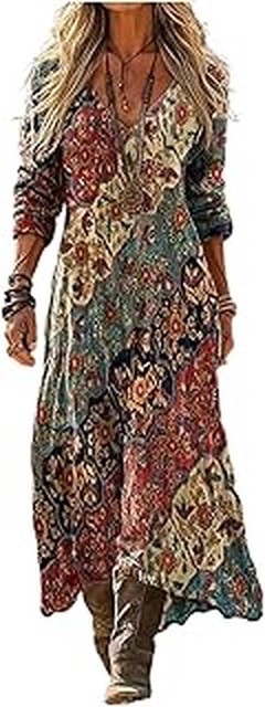 Descubre los mejores vestidos largos boho para tus ocasiones casuales