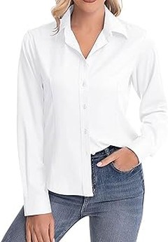 Camisas blancas de oficina para mujer: precios y dónde comprarlas
