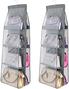 Descubre los tipos de organizadores de armario colgantes para mujer