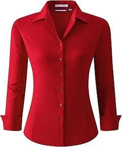 Pros y contras de las camisas y blusas sin plancha para mujeres