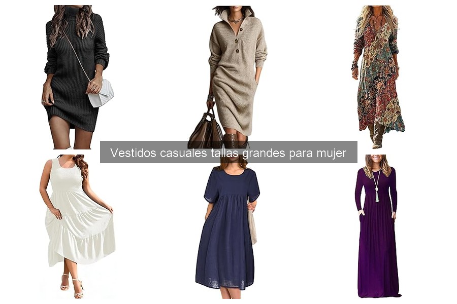 Accesorios que Potencian Vestidos Casual Tallas Grandes