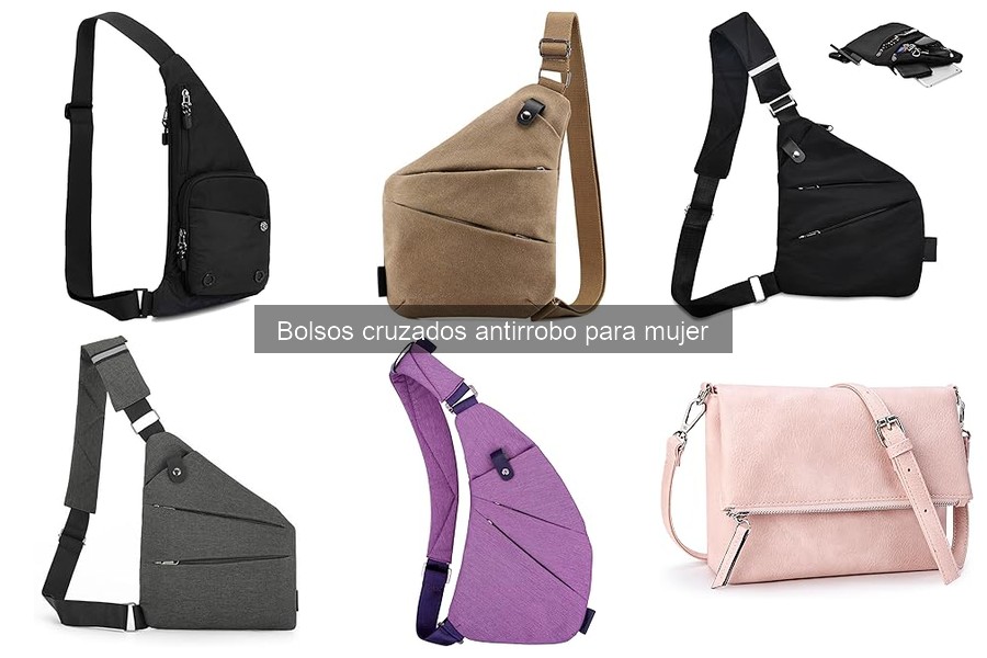 Alternativas a bolsos cruzados antirrobo para mujer