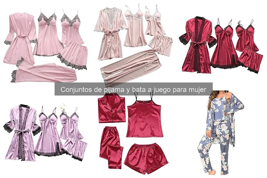 Alternativas a Conjuntos de Pijama y Bata a Juego para Mujer