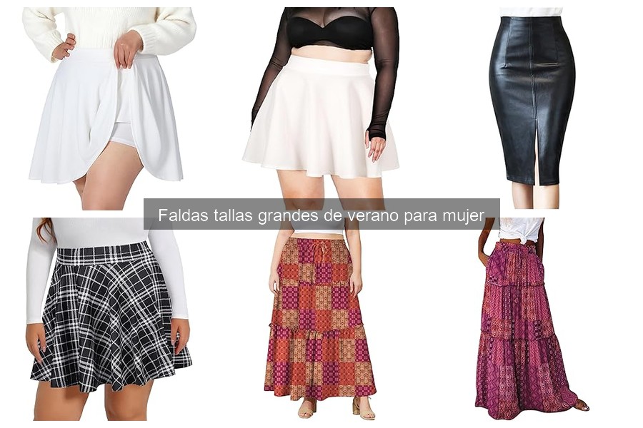 Alternativas a faldas cortas para tallas grandes en verano