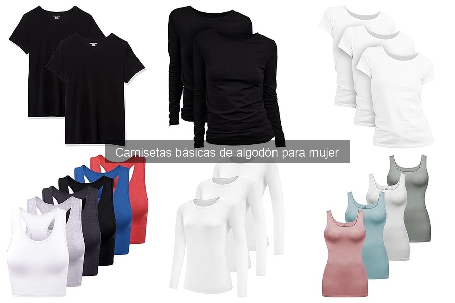 Alternativas a las camisetas básicas de algodón para mujer
