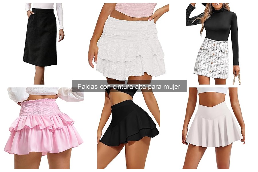 Alternativas a las faldas con cintura alta para mujer