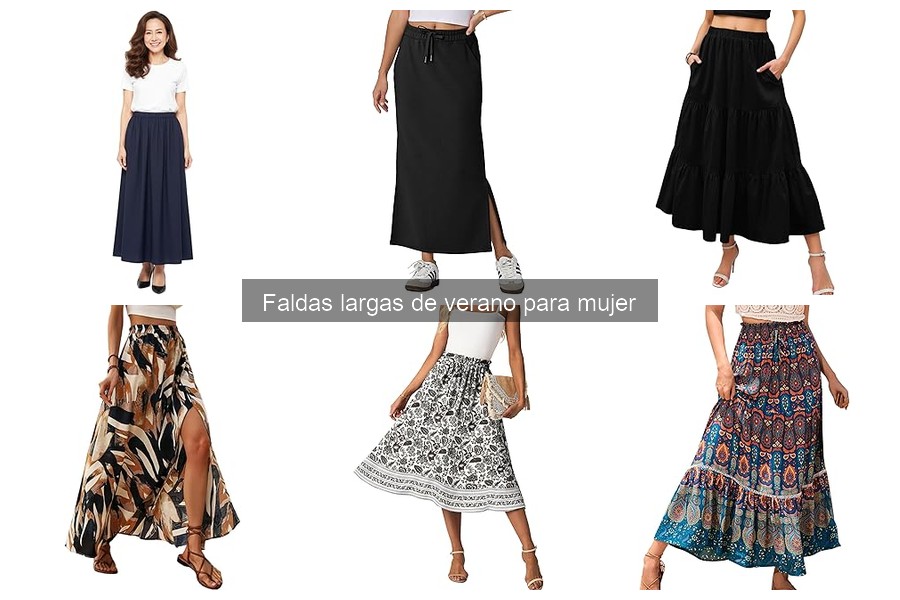 Alternativas a las faldas largas de verano para mujer