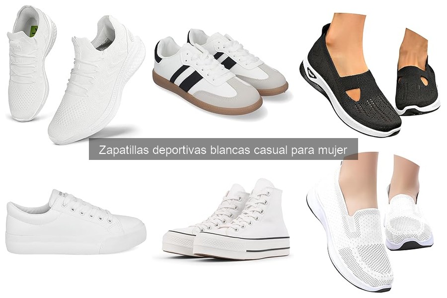 Alternativas a las Zapatillas Blancas para Mujer