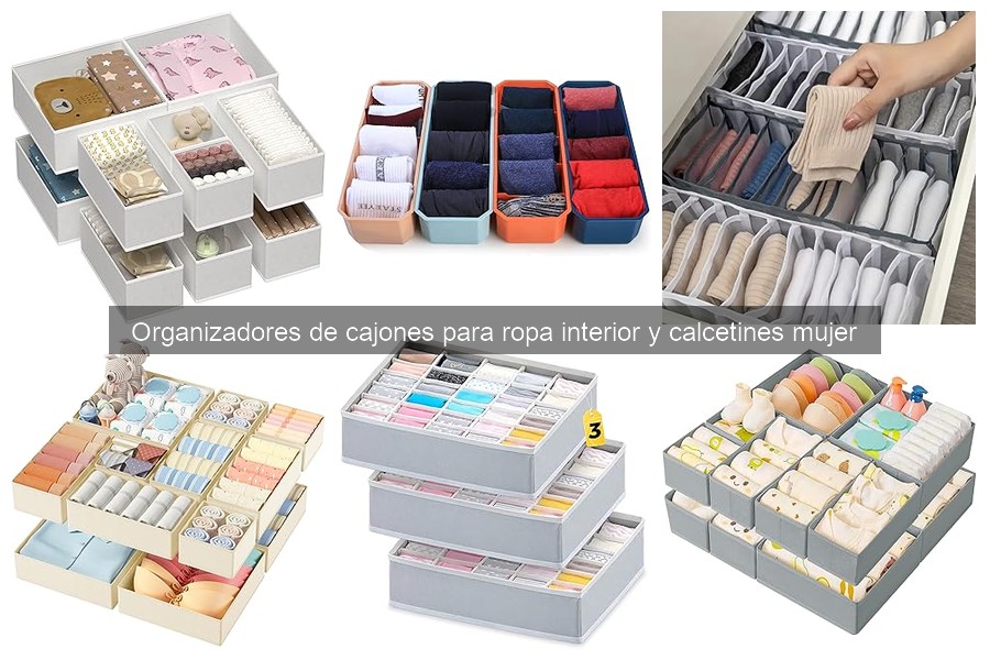 Alternativas a los organizadores de cajones para ropa interior