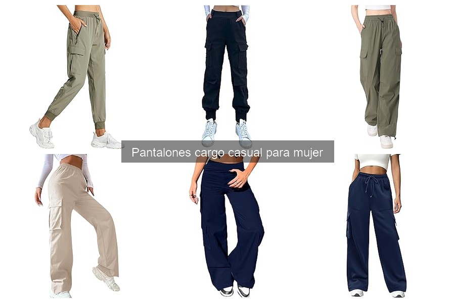 Alternativas a los pantalones cargo casual para mujer