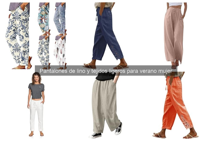 Alternativas a los pantalones de lino para verano mujer