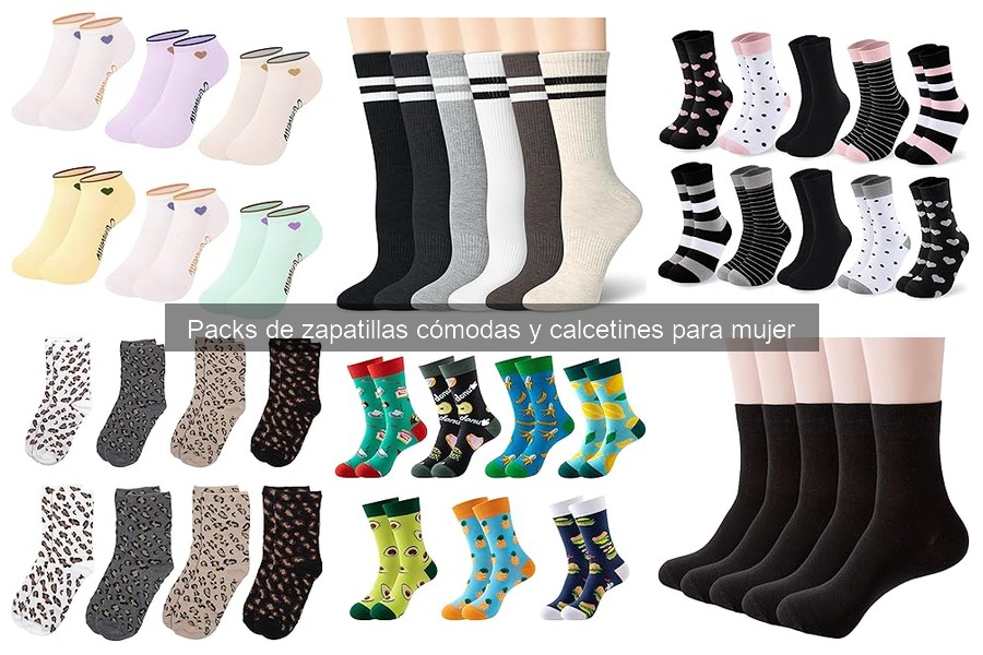 Alternativas a Packs de Zapatillas y Calcetines para Mujeres