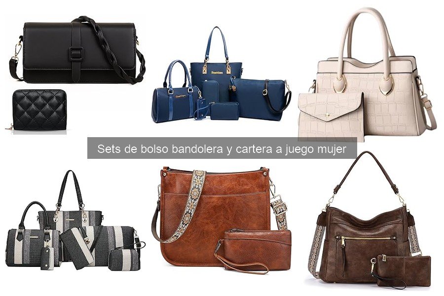 Alternativas a Sets de Bolso Bandolera y Cartera para Mujer