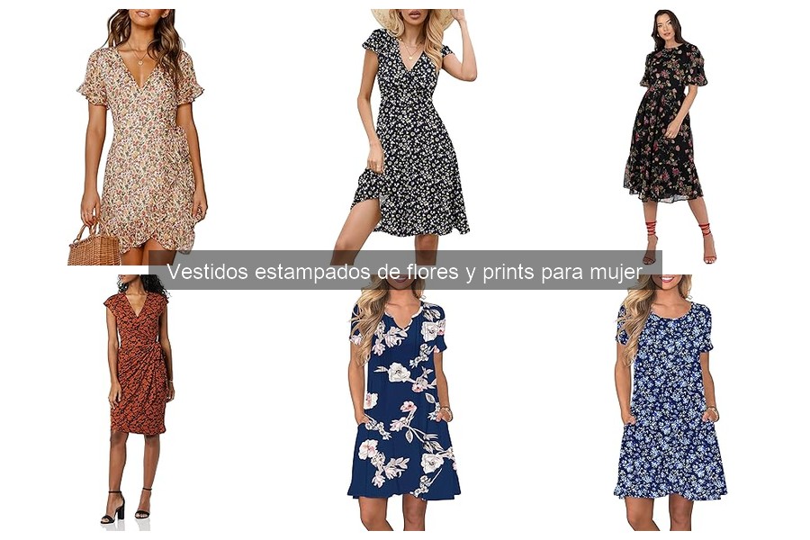 Alternativas a vestidos estampados de flores para mujer