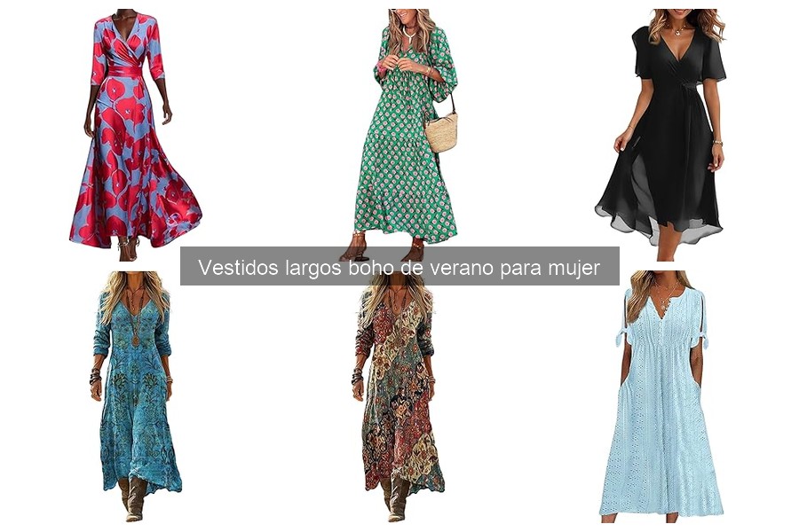 Alternativas a vestidos largos boho para el verano