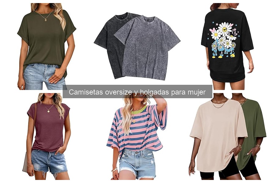 Alternativas cómodas a camisetas oversize para mujer