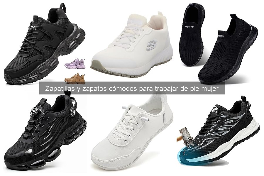 Alternativas cómodas a las zapatillas de trabajo para mujer
