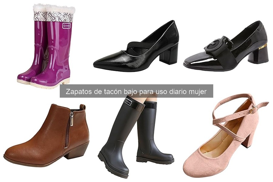 Alternativas elegantes a zapatos de tacón bajo para uso diario