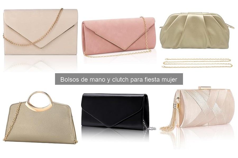 Alternativas originales a bolsos de fiesta para mujer