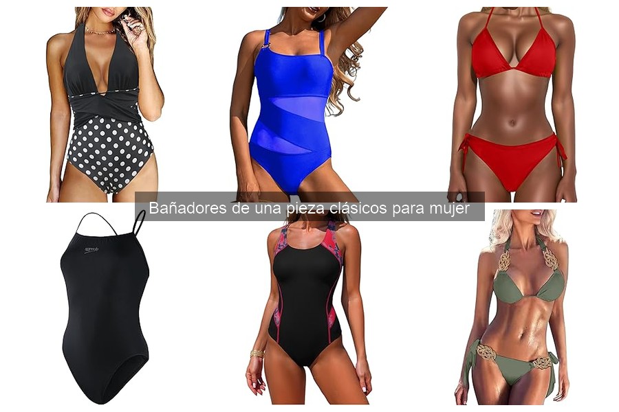 Bañadores de Una Pieza Clásicos Perfectos para Vacaciones