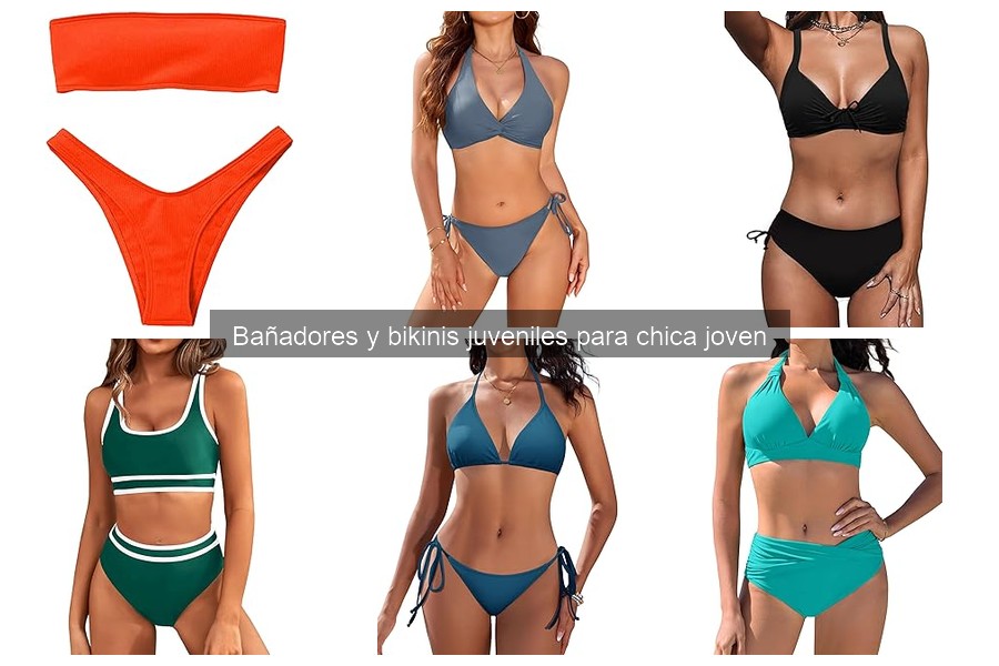 Bañadores y bikinis sostenibles para chicas jóvenes