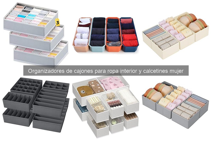Beneficios de usar organizadores de cajones para ropa interior