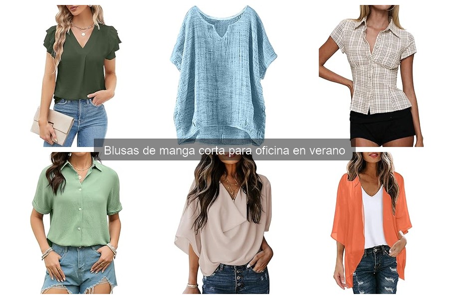 Blusas de Manga Corta para Oficina: Longitud Ideal para Verano