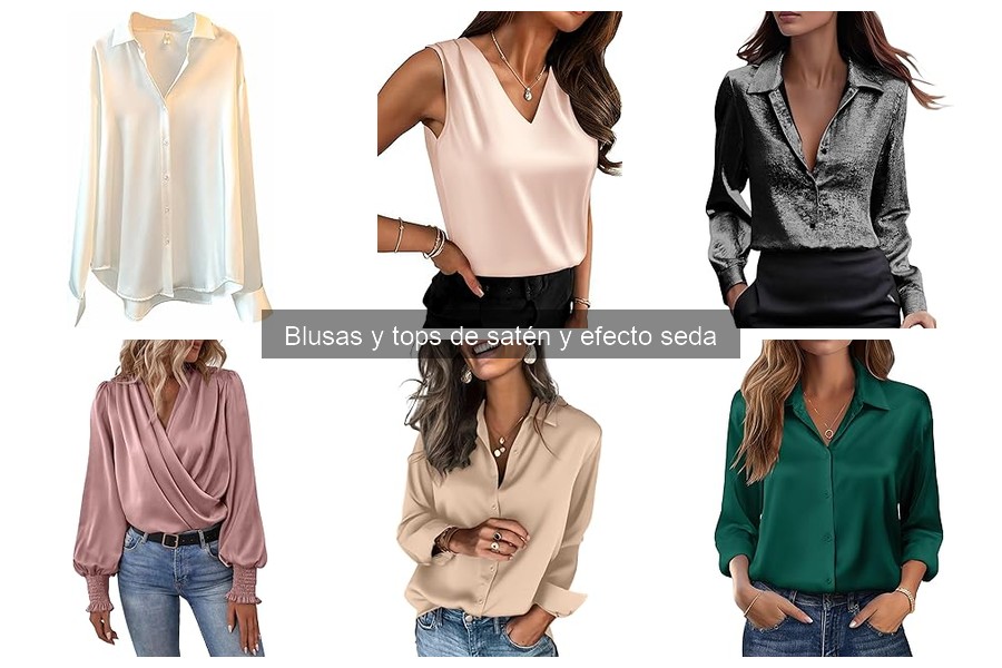 Blusas de satén paraembarazadas: estilo y comodidad