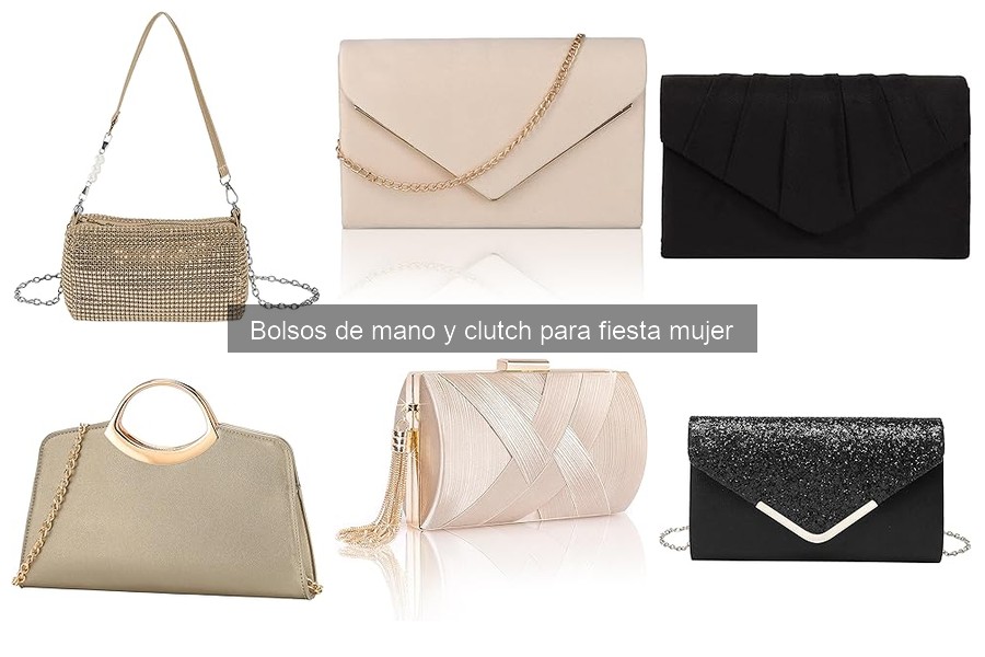 Bolsos de fiesta recomendados según evento para mujer