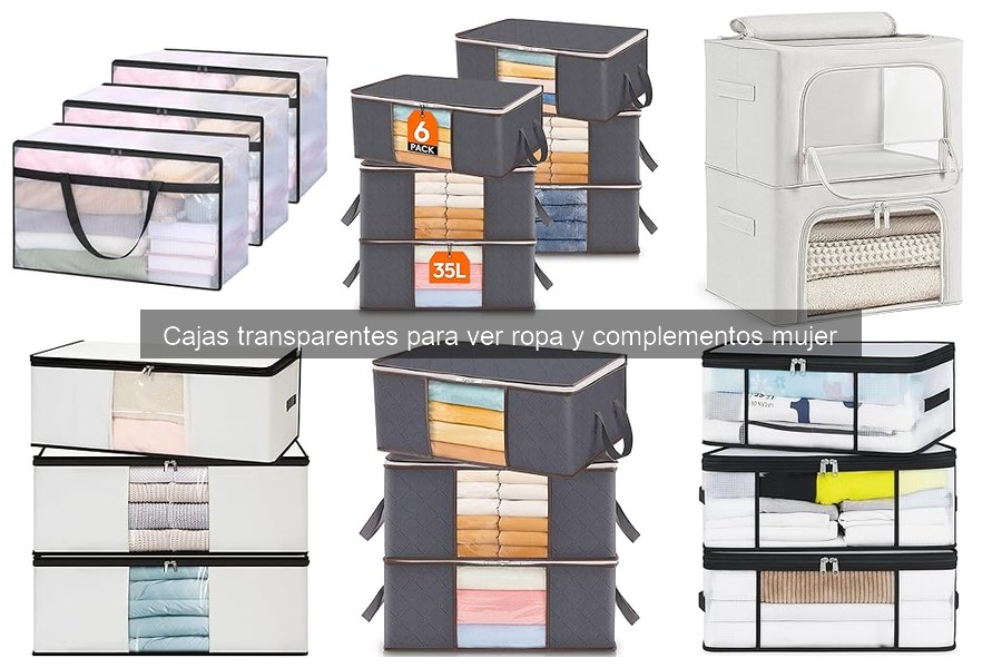 Cajas transparentes para ropa y complementos: ¿Qué son?