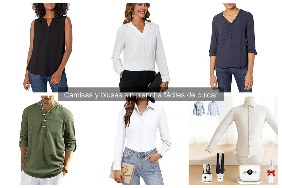 Camisas y blusas sin plancha para ocasiones especiales