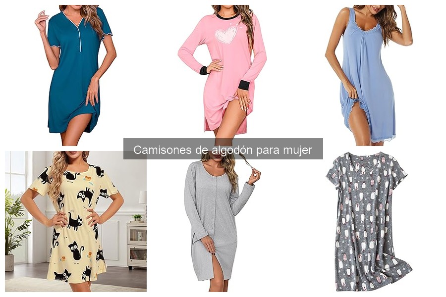 Camisones de algodón vs. pijamas: ¿Cuál elegir para dormir?