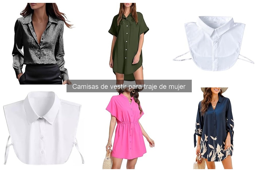Características de Camisas de Vestir para Traje de Mujer
