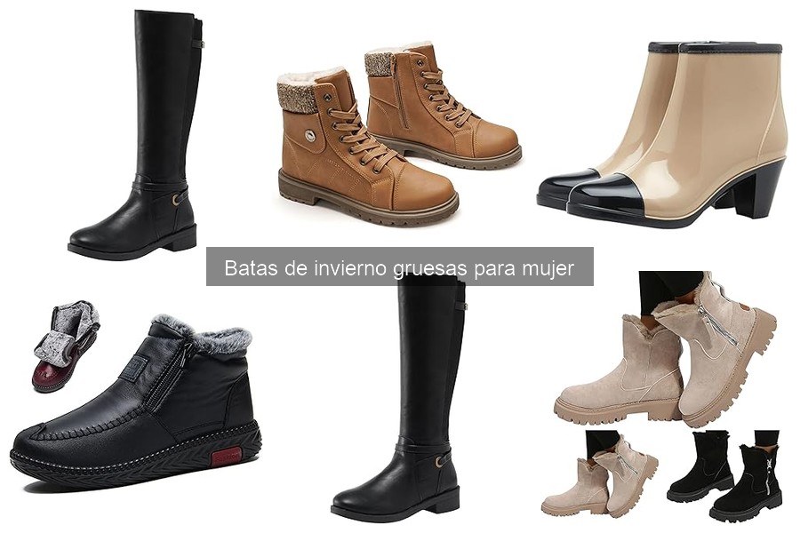 Características de las Batas de Invierno Gruesas para Mujer