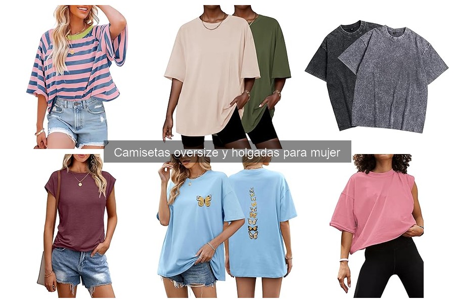 Características de las camisetas oversize para mujer