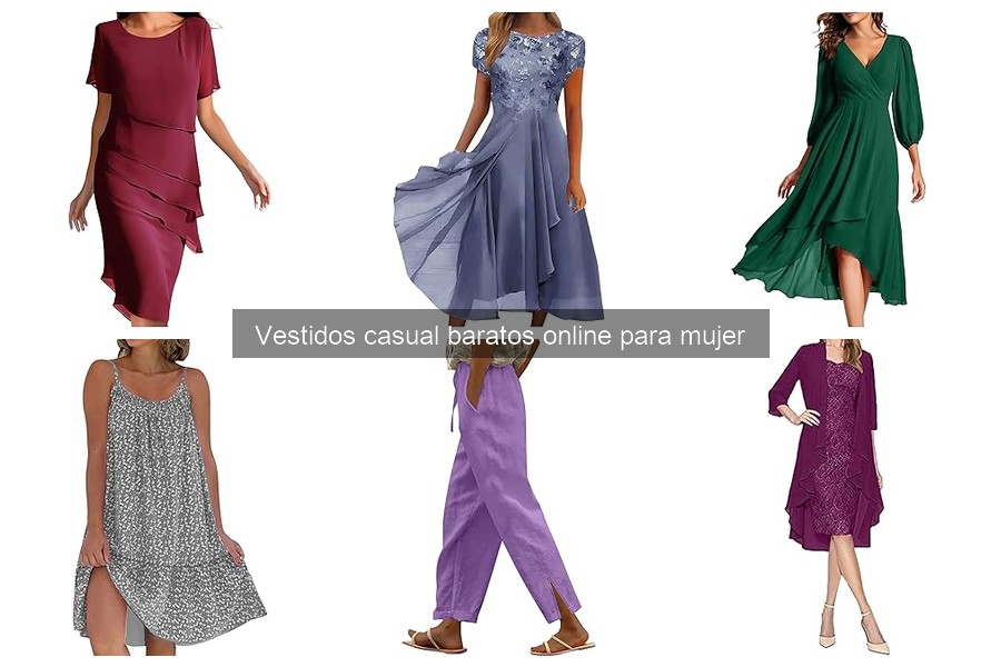 Combina vestidos casuales baratos con los mejores accesorios