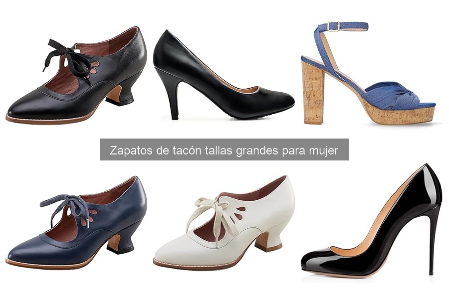 Combina zapatos de tacón tallas grandes con tus outfits