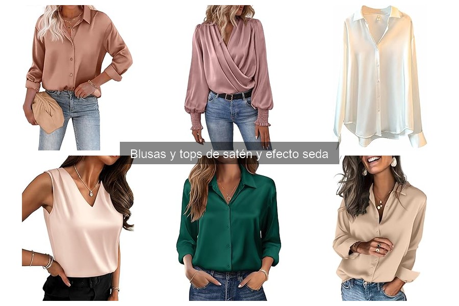 Cómo combinar blusas de satén con accesorios elegantes