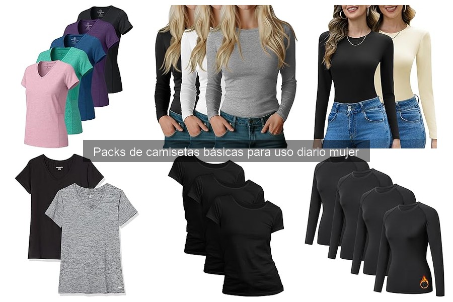 Cómo combinar camisetas básicas para looks diarios de mujer