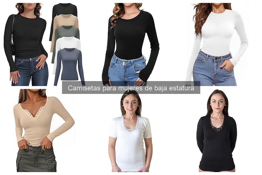 Cómo combinar camisetas para mujeres de baja estatura