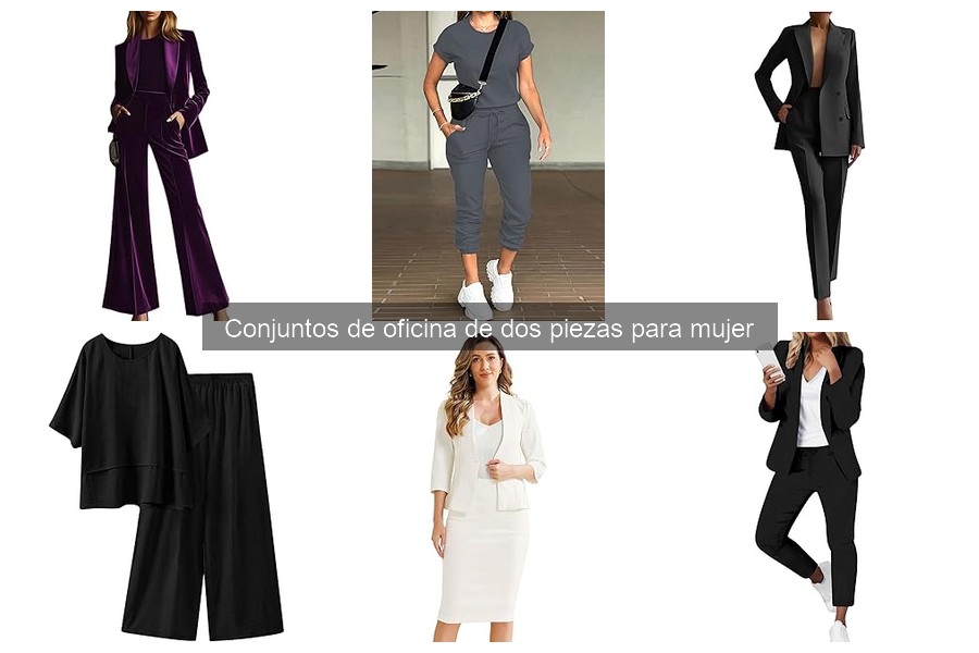 Cómo combinar conjuntos de oficina de dos piezas para mujer