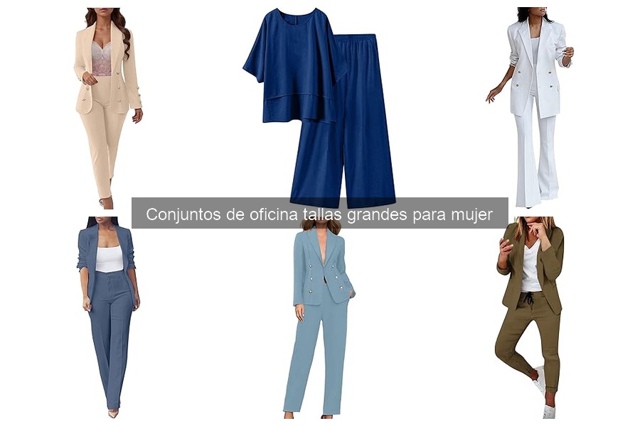 Cómo combinar conjuntos de oficina tallas grandes para un look profesional