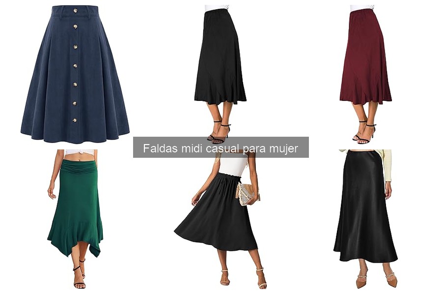 Cómo combinar faldas midi casual: consejos prácticos